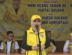 Sambut HUT ke-61, DPD I Golkar Gorontalo Gelar Pasar Murah dan Pengobatan Gratis