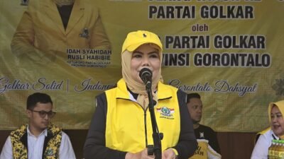 Sambut HUT ke-61, DPD I Golkar Gorontalo Gelar Pasar Murah dan Pengobatan Gratis