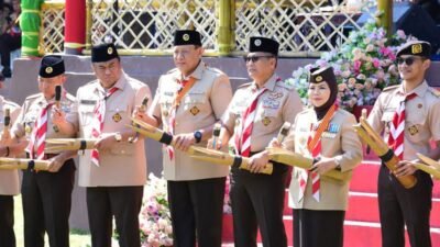 Gusnar Ismail Dan Rahmat Gobel Hadir, Walikota Adhan Dambea ‘Lari’ Dari Pembukaan Peran Saka Nasional Tahun 2025