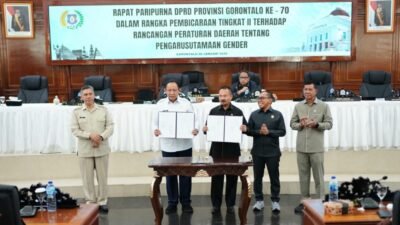 DPRD dan Pemprov Gorontalo Kuatkan Tata Kelola Lewat Perda Pengarusutamaan Gender