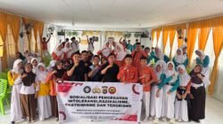 Bersama Subdit IV Polda Gorontalo, Densus 88 Antiteror Polri Sosialisasikan Bahaya Paham IRET di SMP Negeri 1 Kwandang