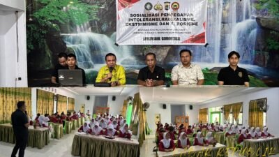 Polda Gorontalo dan Densus 88 Edukasi Bahaya Paham IRET Kepada Pelajar SMPN 1 Limboto