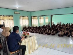 Tangkal Radikalisme, Densus 88 – Polda Gorontalo Edukasi 150 Pelajar SMPN 2 Limboto