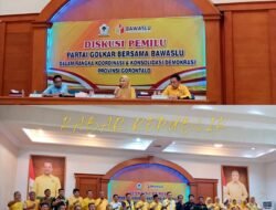 Golkar Gorontalo Gelar Diskusi Pemilu Bersama Bawaslu, Tekankan Etika Pengawasan, Netralitas ASN dan Pencegahan Hoaks