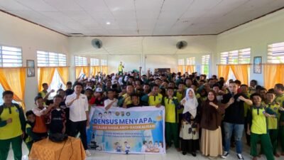 Cegah Penyebaran Paham IRET dan Konten True Crime, Densus 88 Gorontalo Edukasi Ratusan Pelajar SMPN 2 Suwawa