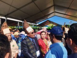Didampingi Gubernur, Mentan Sapa Peserta PENAS XVII Sebelum Pembukaan Berlangsung
