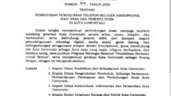 Instruksi Wali Kota Gorontalo Nomor 815 Tahun 2026 Resmi Berlaku, Masyarakat Dapat Unduh Dokumen Lengkapnya