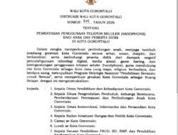 Instruksi Wali Kota Gorontalo Nomor 815 Tahun 2026 Resmi Berlaku, Masyarakat Dapat Unduh Dokumen Lengkapnya