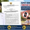 Bupati Bone Bolango Terbitkan Surat Edaran, Apa Saja Aturannya?