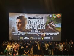 Belajar Dari Tragedi Poso, Densus 88 Gorontalo Sebarkan Pesan Damai dan Kemanusiaan Lewat Nobar Film ‘Tanah Runtuh’