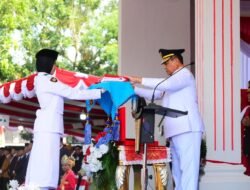Upacara HUT ke-81 RI di Gorontalo Berlangsung Khidmat, Gusnar Ismail Jadi Inspektur Upacara