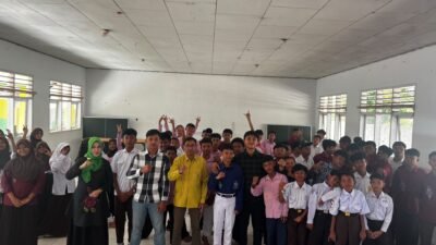 SMPN 1 Telaga Jaya Jadi Lokasi Edukasi Bahaya IRET, NVE dan Konten True Crime