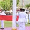 Paskibraka Gorontalo Tuntaskan Tugas Penurunan Bendera HUT ke-81 RI