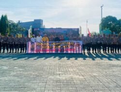 Lewat Doa dan Donasi, Polda Gorontalo Dukung Korban Gempa NTT
