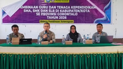 Dinas Dikbud Provinsi Gorontalo Perkuat Pemahaman Regulasi Kepegawaian bagi GTK SMA, SMK dan SLB