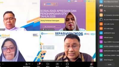 25 Kategori Dibuka, Dinas Dikbud Gorontalo Jaring GTK Potensial Untuk Apresiasi 2026